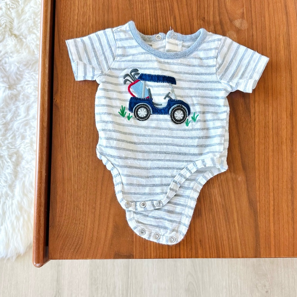 Mud Pie Golf Baby Onesie
